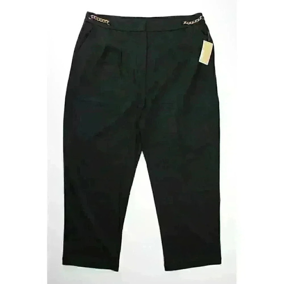 NEW! MICHAEL Michael Kors Women's XL Chain-Detail Wide-Leg Pants NWT $110 - Picture 1 of 3